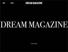 Tablet Screenshot of dream-magazine.com